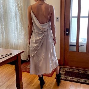 Free People stunning silver layered dress